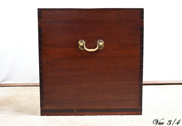 Importante Baule in Teak - Fine XIX Secolo