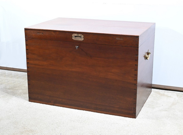 Importante Baule in Teak - Fine XIX Secolo