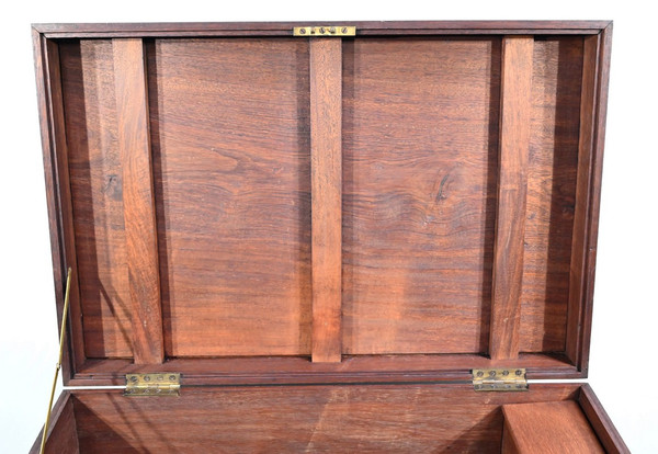 Importante Baule in Teak - Fine XIX Secolo