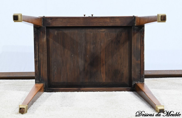 Petit Meuble de Salon en Noyer, style Transition Louis XVI/Directoire – 1ère Partie XIXe