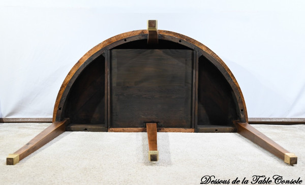 Table Console de Propriété en Noyer, époque Directoire – 1810