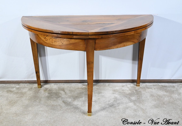 Table Console de Propriété en Noyer, époque Directoire – 1810