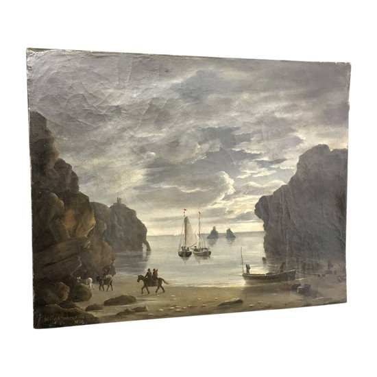 Fairground Anchorage And Landing Le Soir england signed
