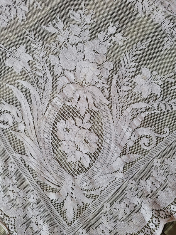 Small lace tablecloth circa 1900