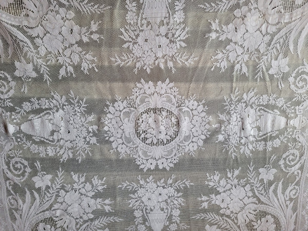 Small lace tablecloth circa 1900