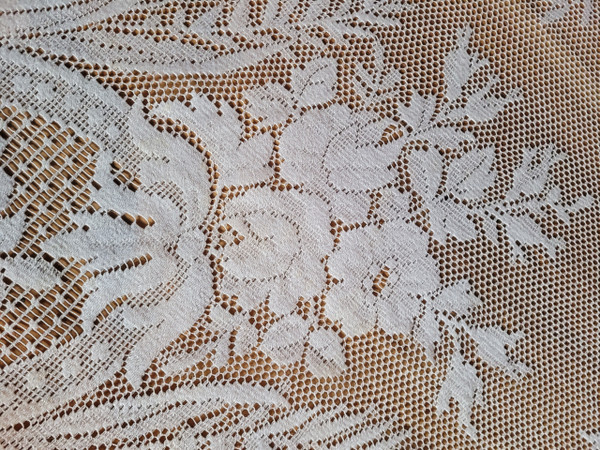 Small lace tablecloth circa 1900