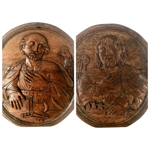 San Pietro e il re Davide, Fiandre XVII secolo