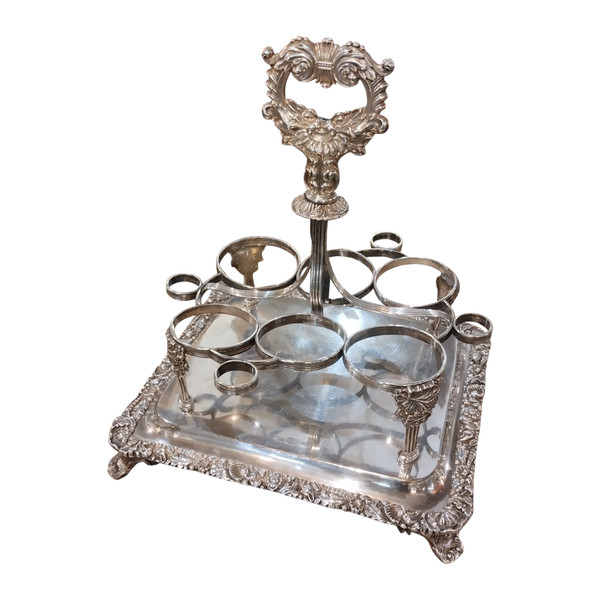 Gewürzservice – Doppelmetall – Jacques Augustin Gandais – um 1830.
