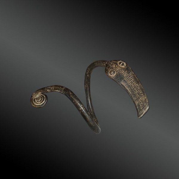 Bracciale serpente, cultura Gan - Burkina Faso - XX secolo
