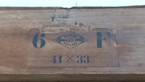 Öl auf Leinwand Rosenstrauß/ XX.