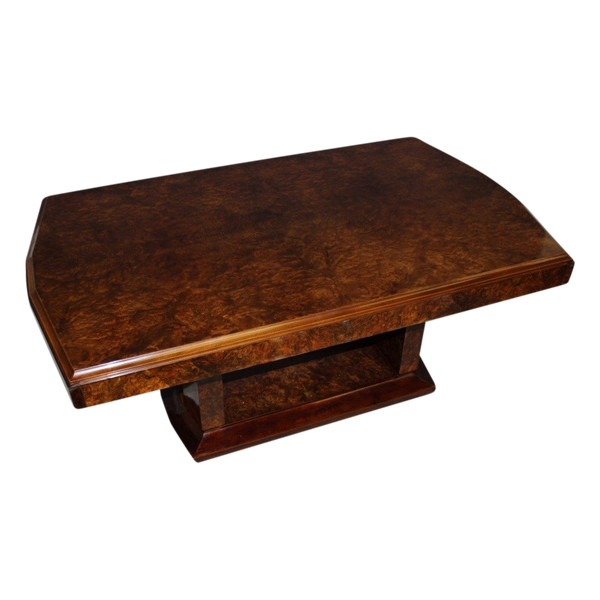 Art Deco Mahogany And Elm burl table circa 1930