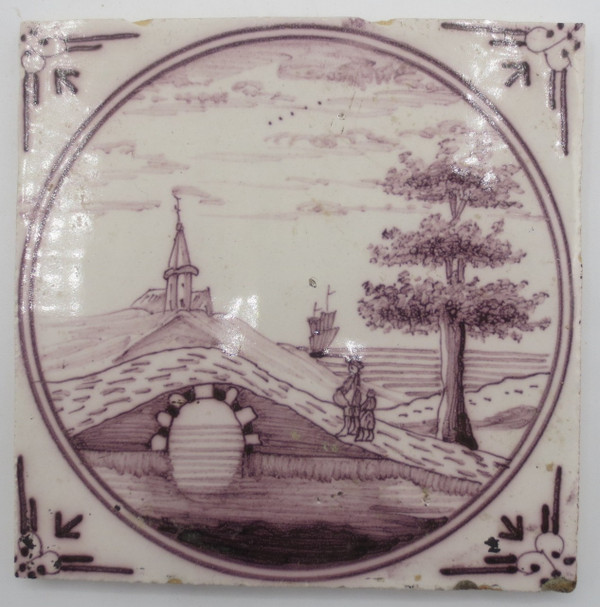 Dodici piastrelle di terracotta, Delft, XVIII secolo.