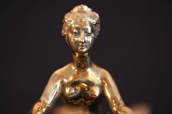Grande brocca in bronzo dorato e marmo, Napoleone III