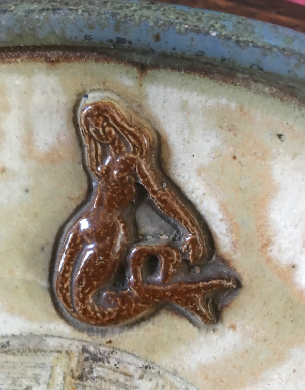 Roger Guérin (1896-1954), plat aux sirènes.