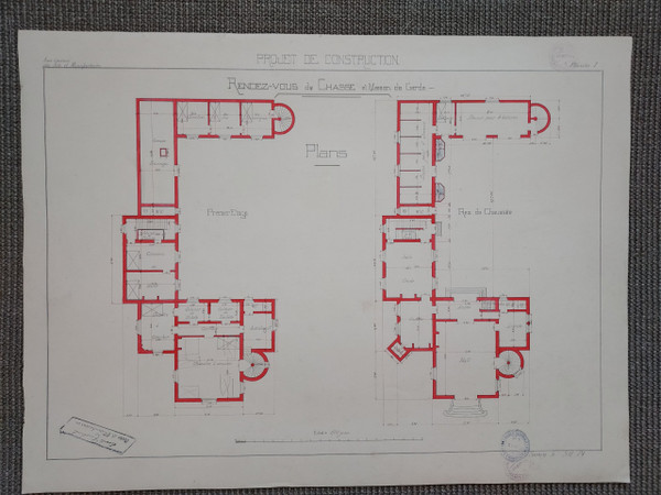 Disegno architettonico del XIX secolo