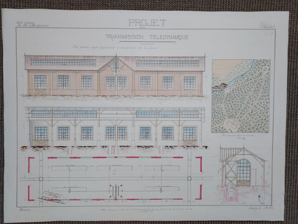 Disegno architettonico del XIX secolo