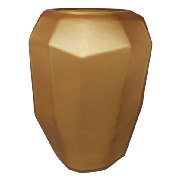1970 Prächtige polyedrische Vase von Dogi aus Muranoglas. Hergestellt in Italien