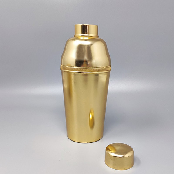 1960 Beautiful cocktail shaker with aluminum ice bucket. Made in Italy