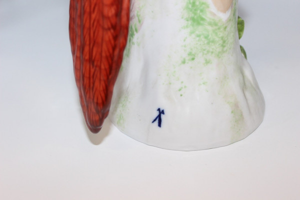Porcelain Parrot In The Taste Of Meissen XX