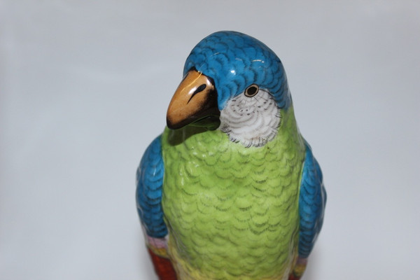 Porcelain Parrot In The Taste Of Meissen XX