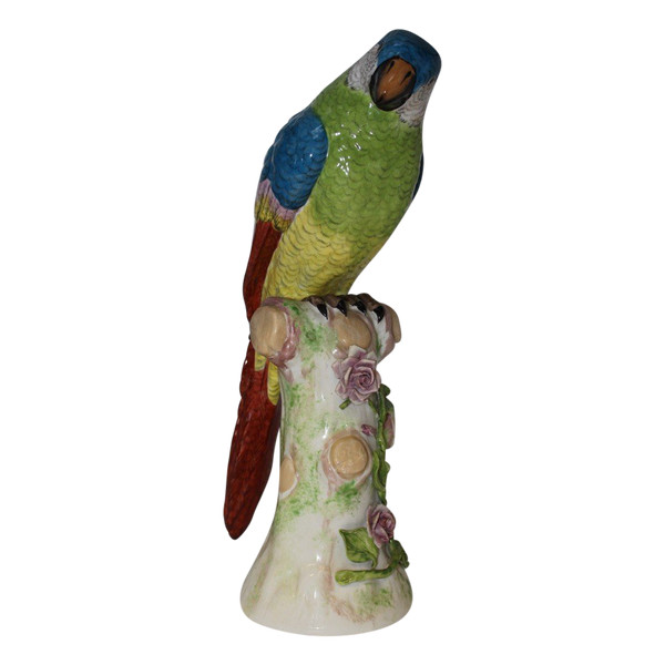 Porcelain Parrot In The Taste Of Meissen XX