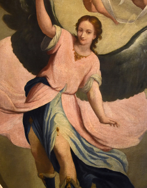 Der Schutzengel, Claudio Ridolfi (Verona, um 1570 - 1644) Kreis/Werkstatt