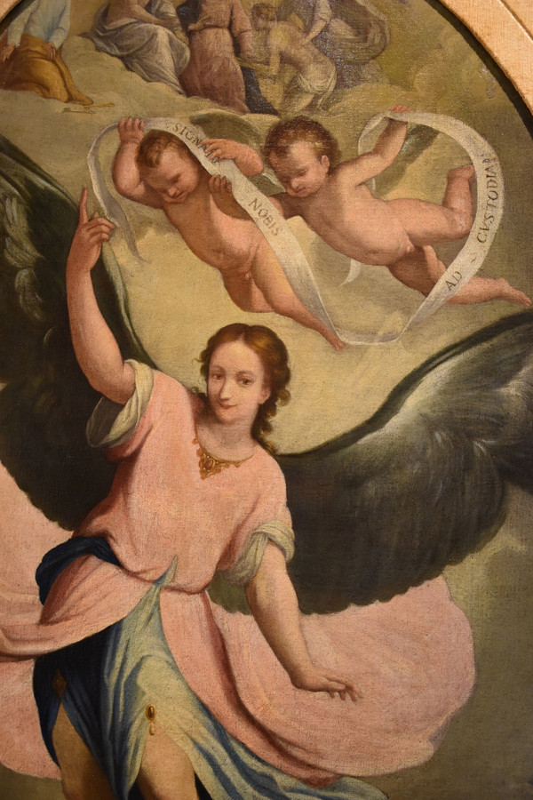 Der Schutzengel, Claudio Ridolfi (Verona, um 1570 - 1644) Kreis/Werkstatt