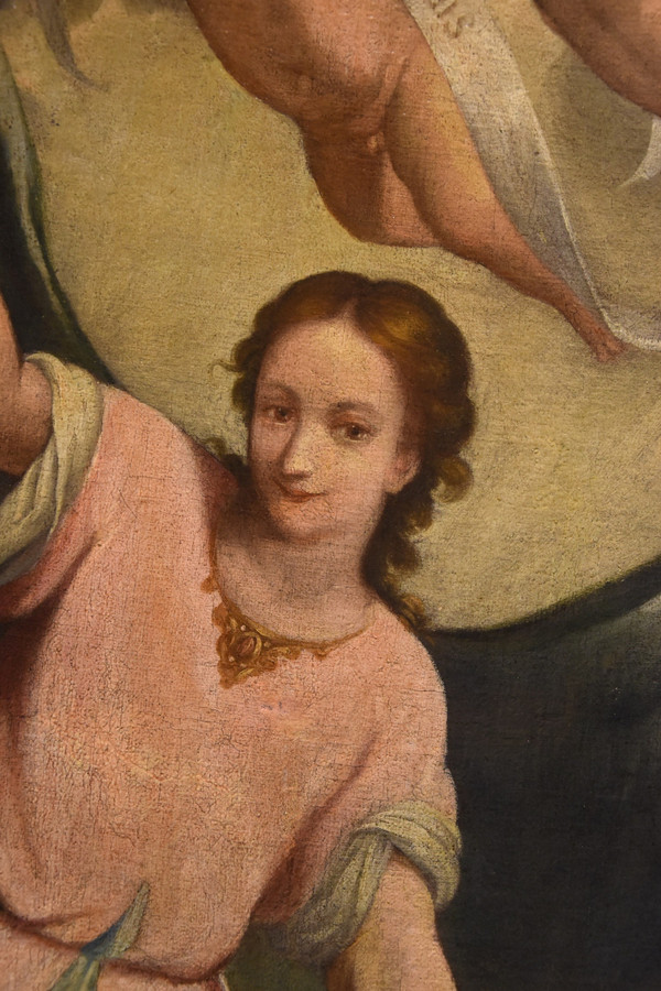 Der Schutzengel, Claudio Ridolfi (Verona, um 1570 - 1644) Kreis/Werkstatt
