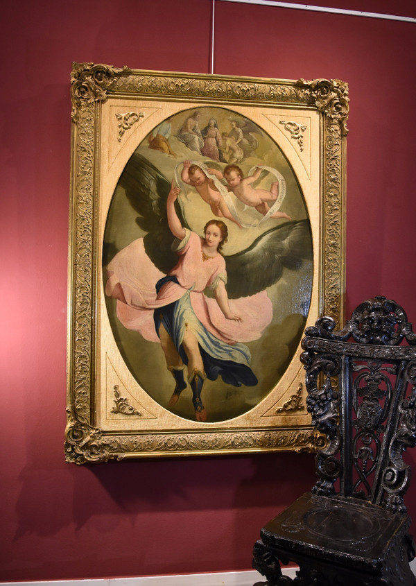 Der Schutzengel, Claudio Ridolfi (Verona, um 1570 - 1644) Kreis/Werkstatt