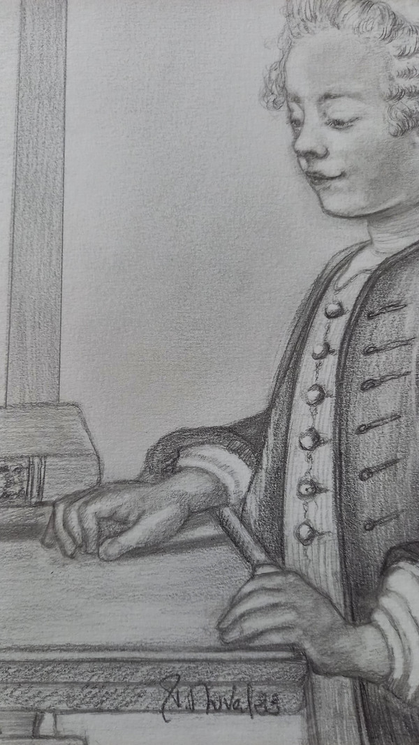 Drawing after The Child with the Toton