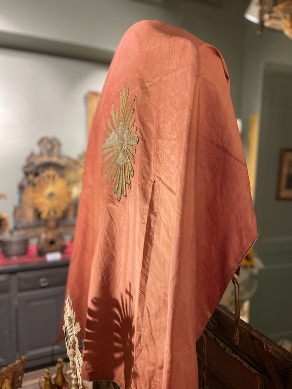 Embroidered Procession Canopy Sky, Late 19th Century