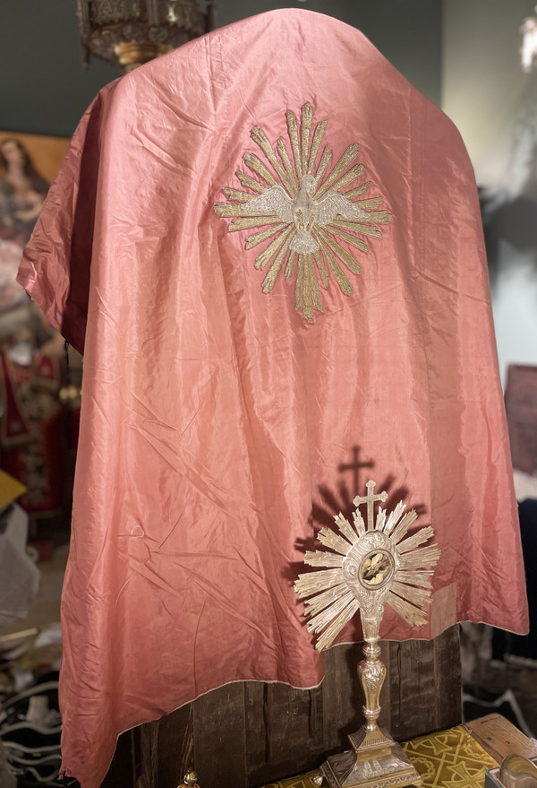 Embroidered Procession Canopy Sky, Late 19th Century