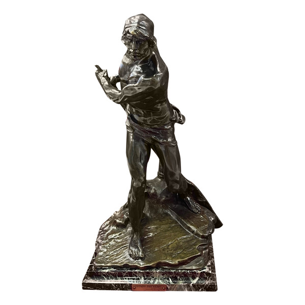 Imposing Bronze sculpture signed by Georges COLIN 1876 - 1917