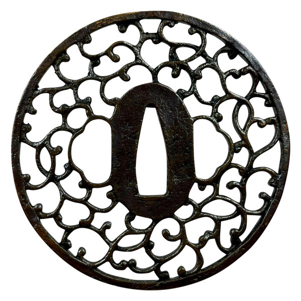 TSUBA Maru Gata - Japon - Période Edo (1603-1868)