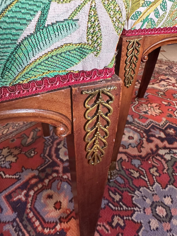 PAIR OF CONSULATE CHAIRS RETURN FROM EGYPT