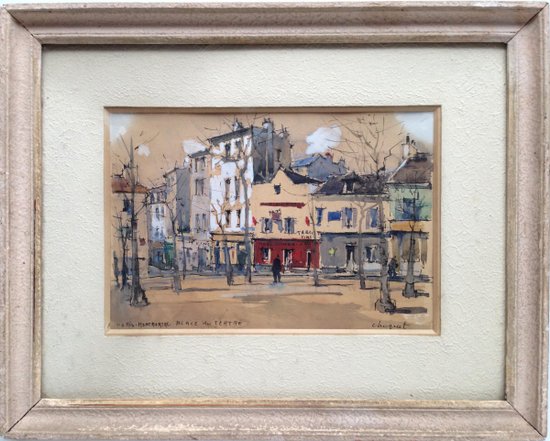 Paris, Place du Tertre Von Jules Charles Choquet (1846-1932)