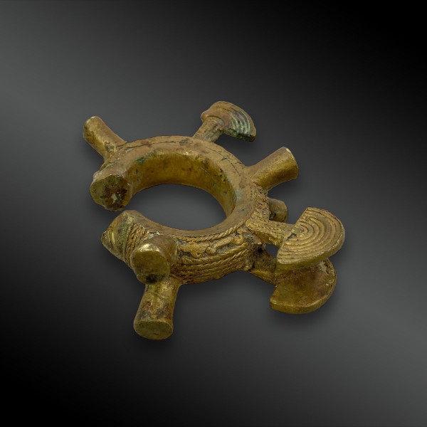 Bracciale in cera persa - Cultura Burkina, Africa - XX secolo