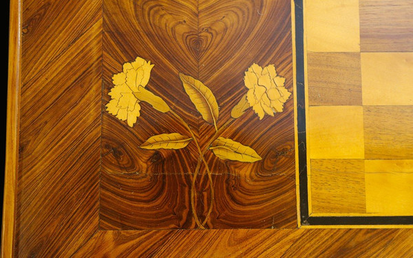 18th Century Inlaid Game Table, Louis XV
