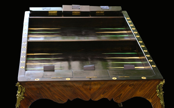 18th Century Inlaid Game Table, Louis XV