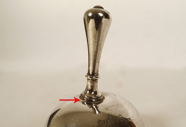 Cloche Clochette de Table Argent Autriche-Hongrie Klinkosch 152,86gr XIXème