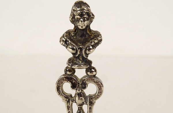 Table Bell Sterling Silver English Sheffield Landeck 1898 60.97gr