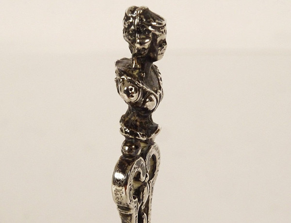 Table Bell Sterling Silver English Sheffield Landeck 1898 60.97gr