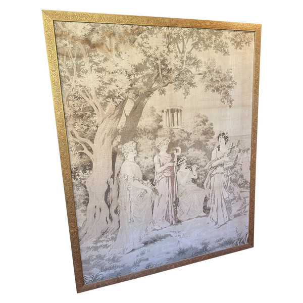 19th century TAPESTRY by LIONEL PERAUX