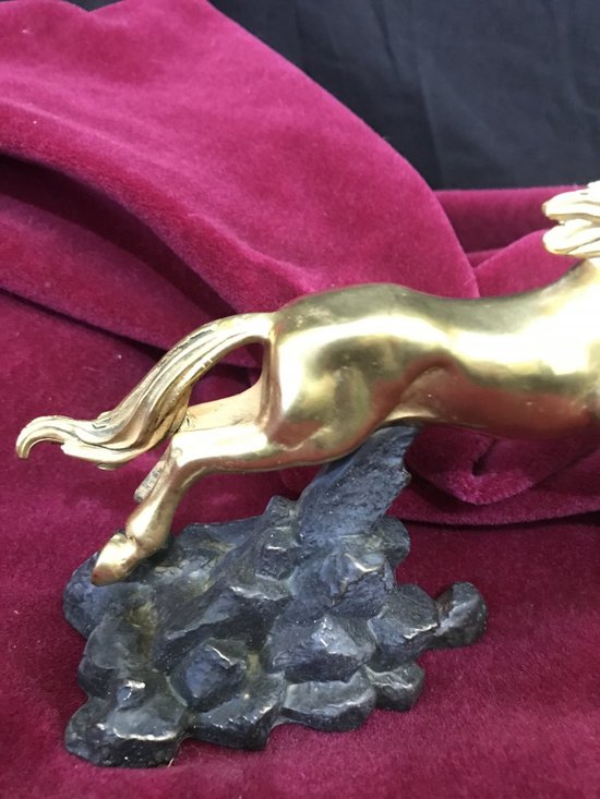 Cheval En Bronze doré Double Patine XX