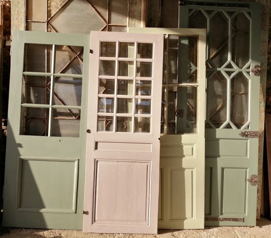 Old XVIIIth And XIXth Restored And Painted Doors Door