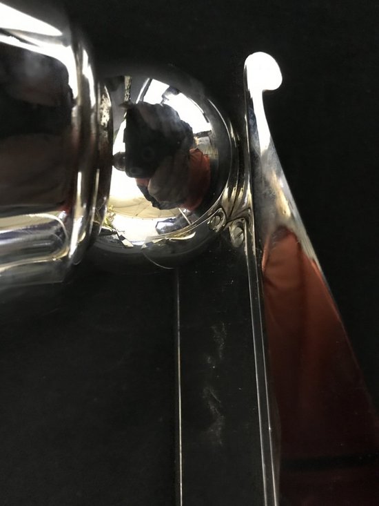 Pair Lamp Wall Lamp Chrome Bronze Modern Style 1930