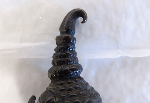 Skulptur Bronzestatuette Tänzerin Apsara Khmer Kambodscha Thailand 19