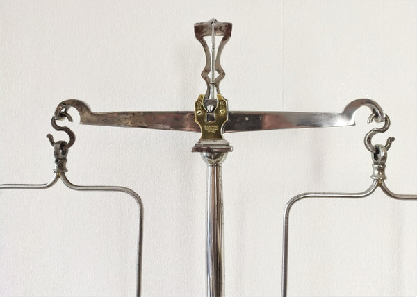 Old Justice Scales In Steel And Brass 19th