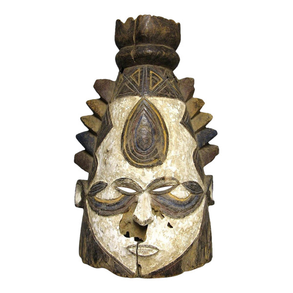 Conical Crest Mask - Igbo / Ibo - Nigeria