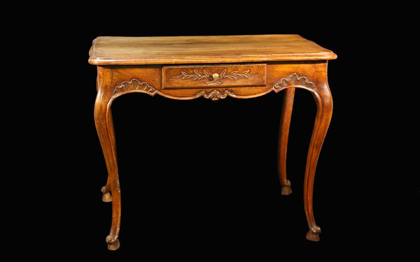 Petite Table à écrire, Louis XV, Un Tiroir, XVIIIème